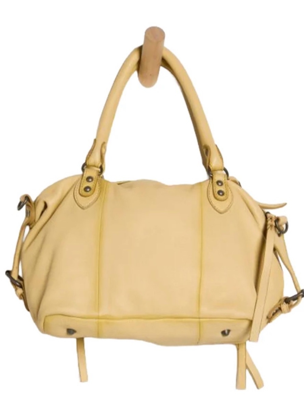 Free People Baby Emerson Tote- Butter Yellow - Picture 2 of 4